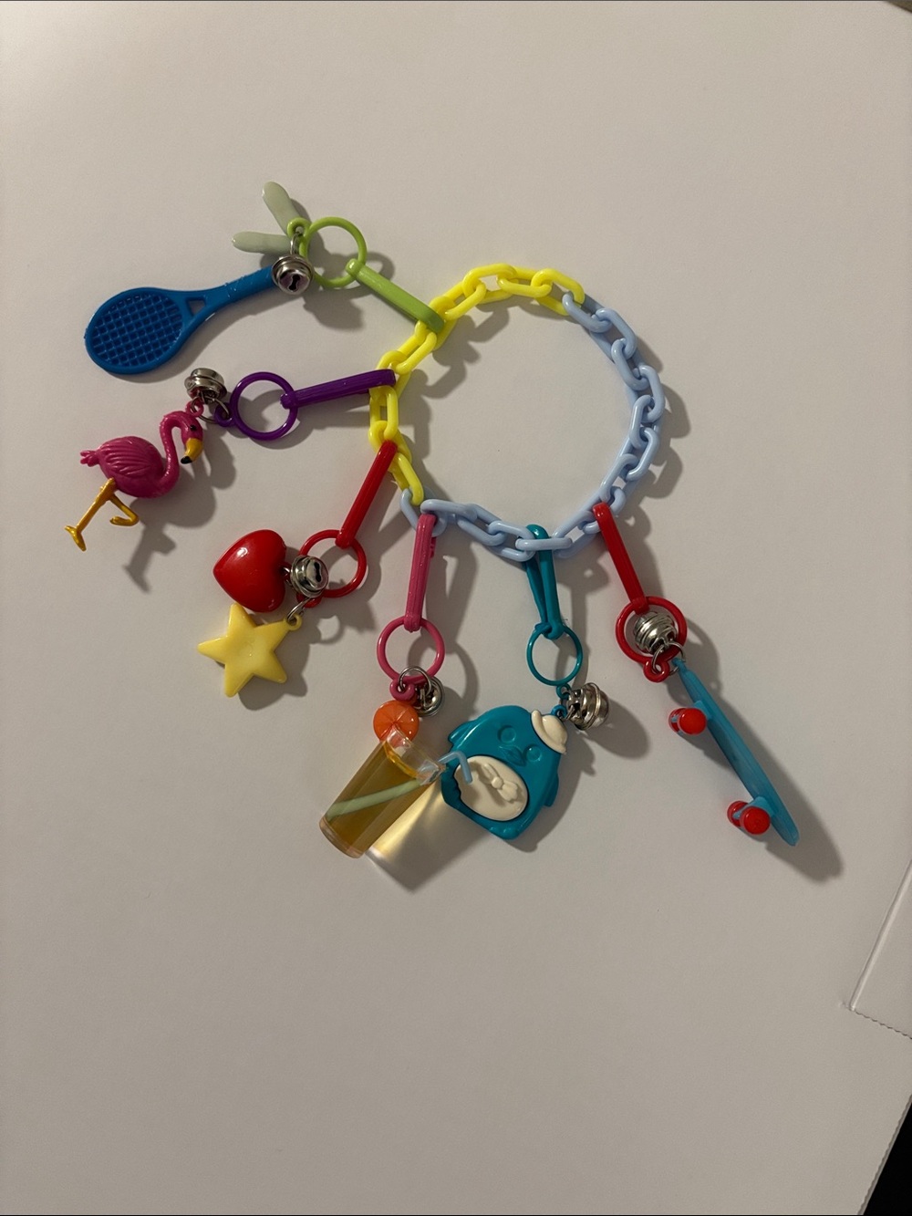 Michaels Retro 80's Reproduction Flash
Charm Bracelet- 6 Charms Included
